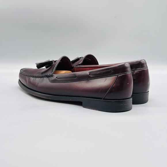 Cole Haan Shoes Men 11 Brown Leather Tassel Loafer Moc Toe Slip On Dress Classic main image 9